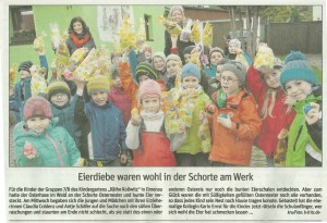 2014-04-17 Eierdiebe waren wohl in der Sehorte am Werk